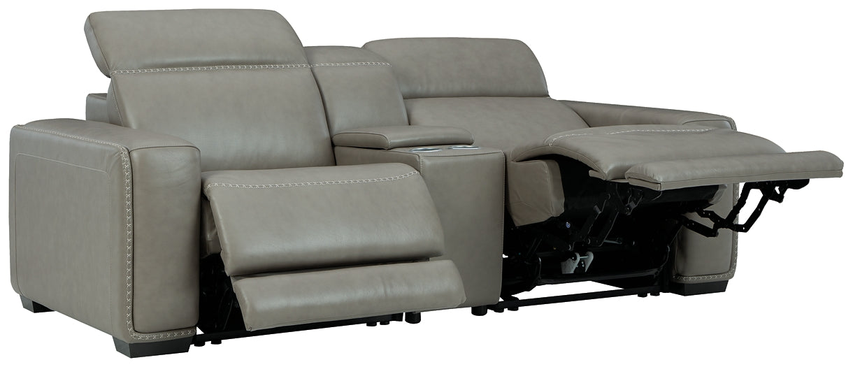 Correze 3-Piece Power Reclining Sectional Loveseat