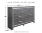 Lodanna Full Panel Bed with Mirrored Dresser and 2 Nightstands