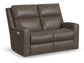 Score Power Reclining Loveseat with Power Headrests and Lumbar