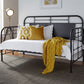 Vintage Series - Twin Metal Day Bed - Black