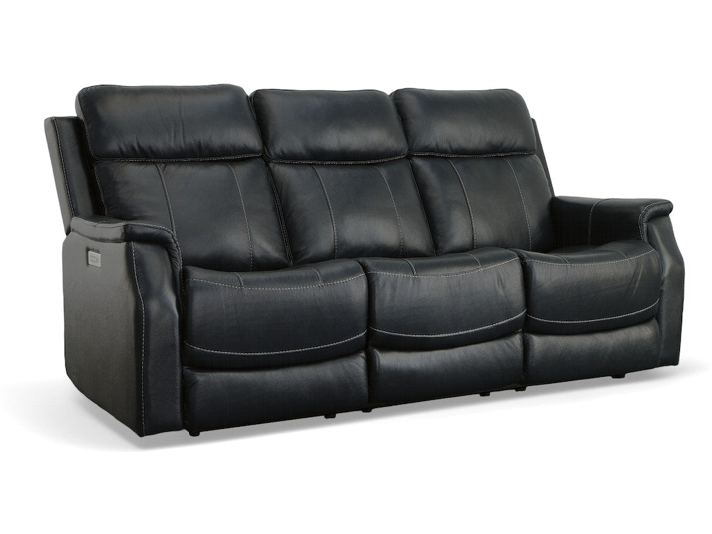 Easton Power Reclining Sofa with Power Headrests and Lumbar