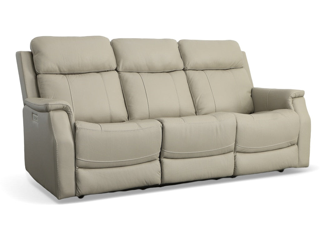 Easton Power Reclining Sofa with Power Headrests and Lumbar