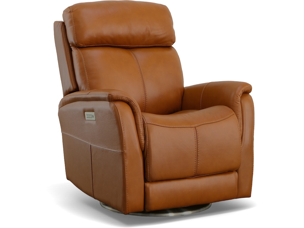 View Power Swivel Recliner with Power Headrest and Lumbar