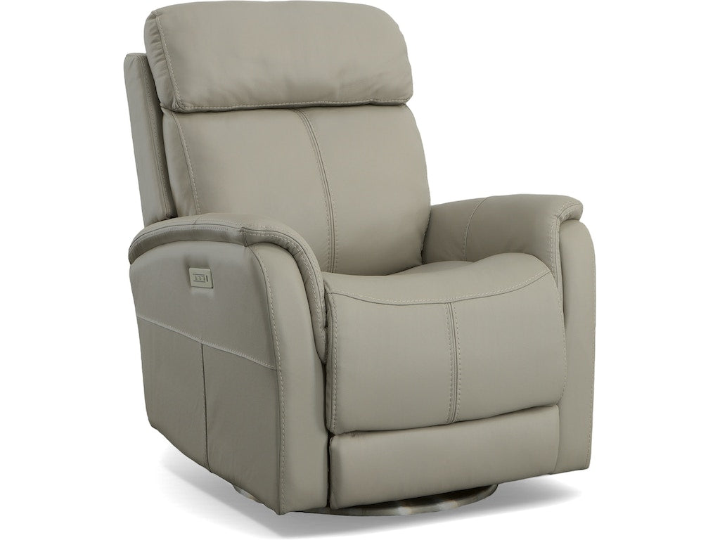 View Power Swivel Recliner with Power Headrest and Lumbar