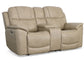 Crew Power Reclining Loveseat with Console and Power Headrests and Lumbar