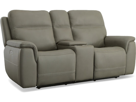 Sawyer Power Reclining Loveseat with Console and Power Headrests and Lumbar