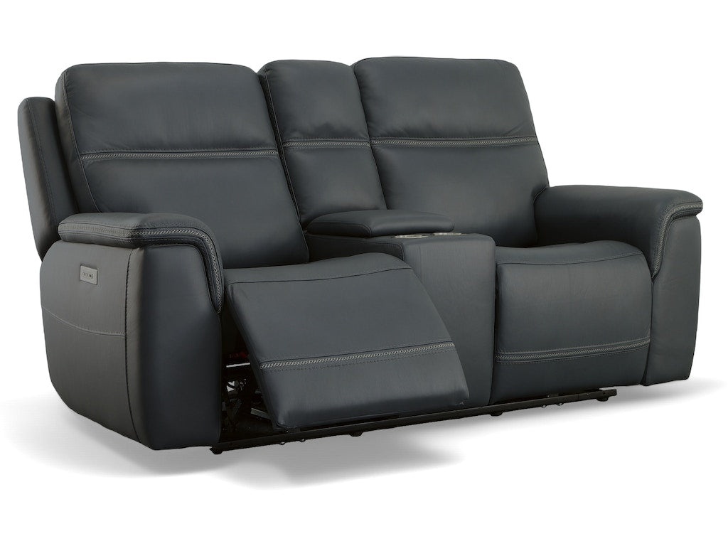 Sawyer Power Reclining Loveseat with Console and Power Headrests and Lumbar