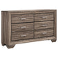 Kauffman 4-piece Queen Bedroom Set Washed Taupe