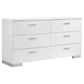 Jeremaine 4-piece Eastern King Bedroom Set White