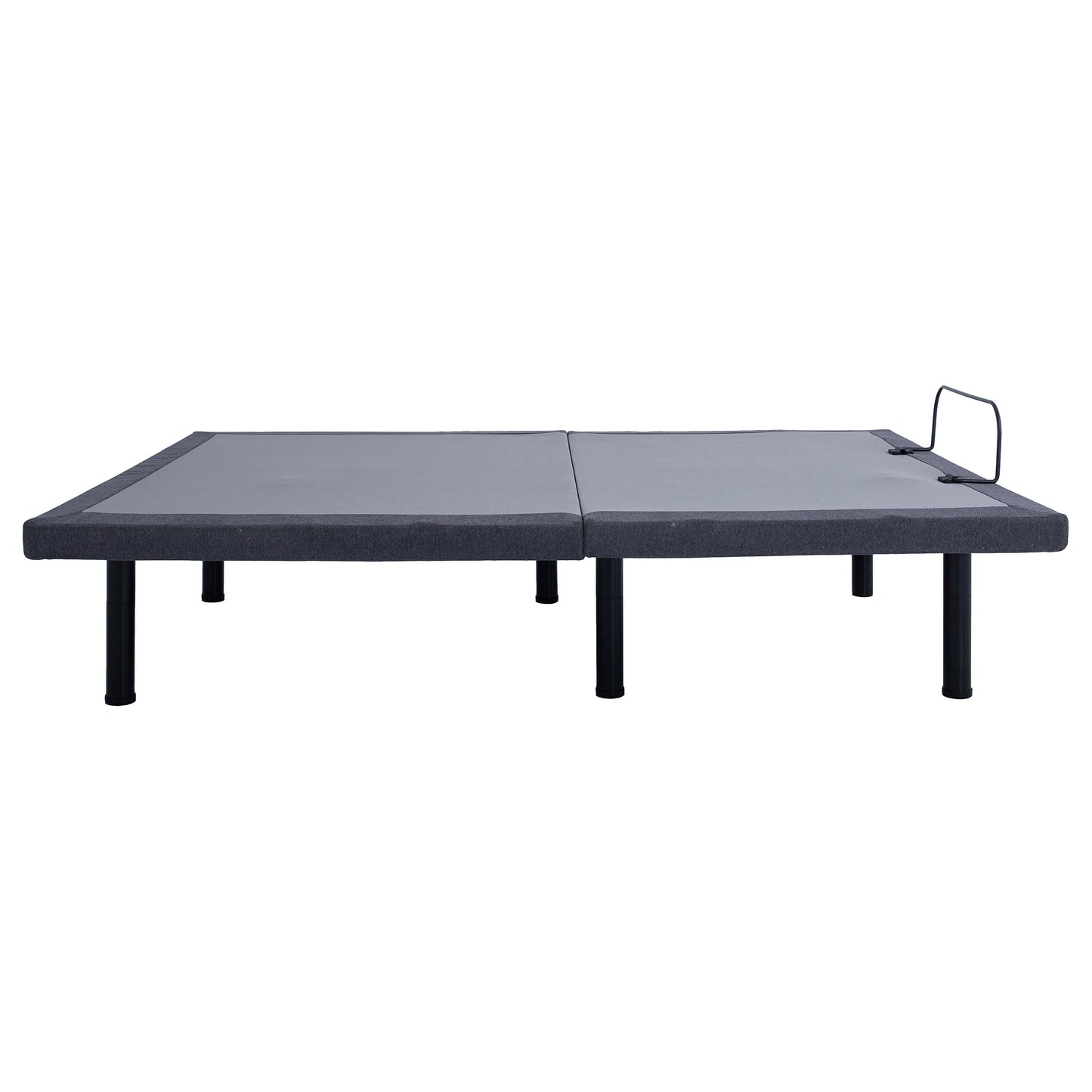 Negan Eastern King Adjustable Bed Base Grey and Black