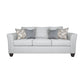 Salizar Upholstered Flared Arm Sofa Sand