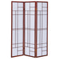 Katerina 3-Panel Room Divider Folding Shoji Screen Cherry