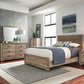 Sun Valley - King California Uphosltered Bed, Dresser & Mirror, Chest