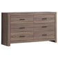 Brantford 5-piece Eastern King Bedroom Set Barrel Oak