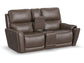 Carter Power Reclining Loveseat with Console and Power Headrests and Lumbar