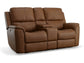 Henry Power Reclining Loveseat with Console and Power Headrests and Lumbar