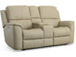 Henry Power Reclining Loveseat with Console and Power Headrests and Lumbar