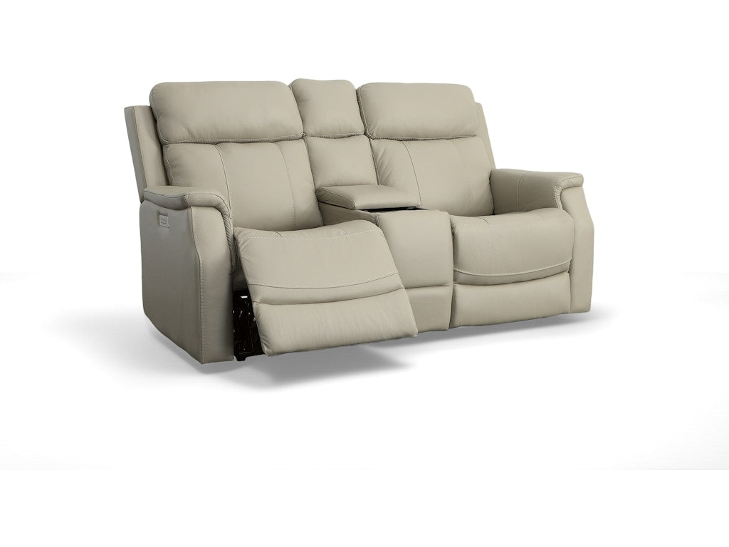 Easton Power Reclining Loveseat with Console and Power Headrests and Lumbar