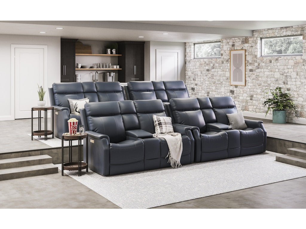 Easton Power Reclining Loveseat with Console and Power Headrests and Lumbar