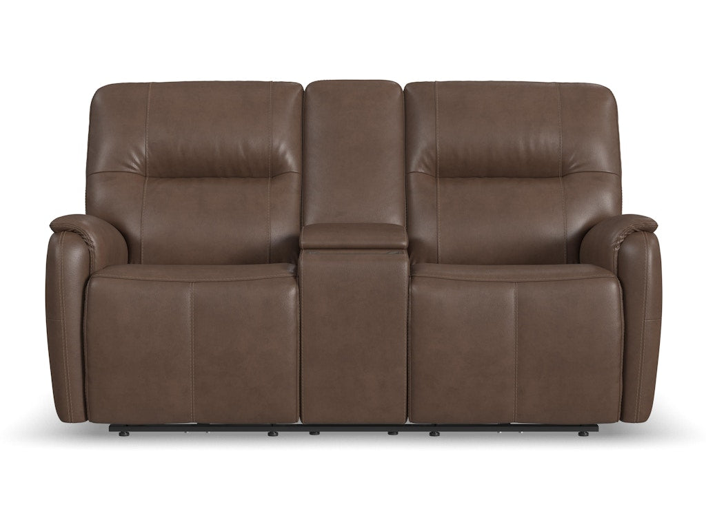 Wilson Power Reclining Loveseat with Console and Power Headrests