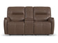 Wilson Power Reclining Loveseat with Console and Power Headrests