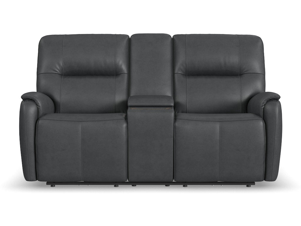 Wilson Power Reclining Loveseat with Console and Power Headrests