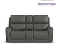 Calvin Power Reclining Loveseat with Console & Power Headrests & Lumbar