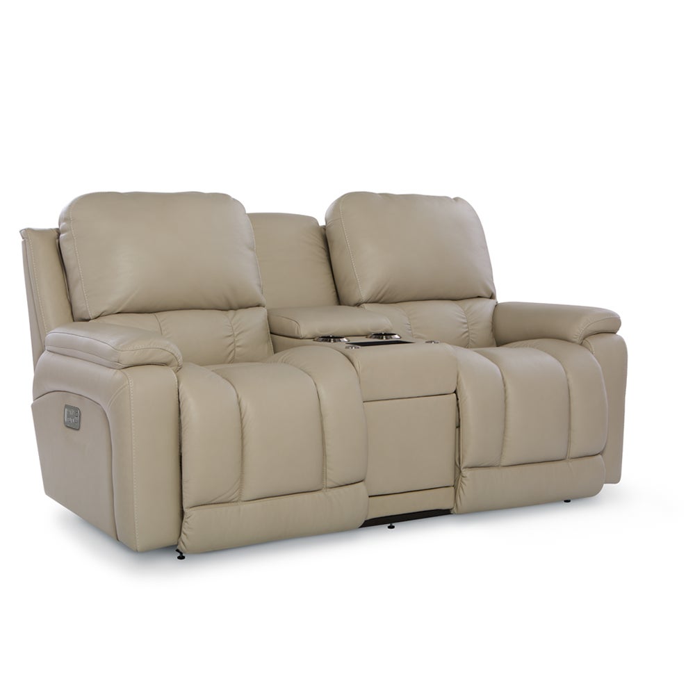 Greyson Power Reclining Loveseat w/ Headrest & Console