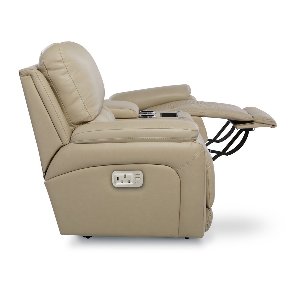 Greyson Power Reclining Loveseat w/ Headrest & Console