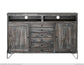 70" TV Stand w/2 Drawer, 2 Door & 2 Glass Door