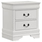 Louis Philippe 5-piece Queen Bedroom Set White