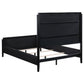 Brookmead 60-inch Upholstered California King Bed Black