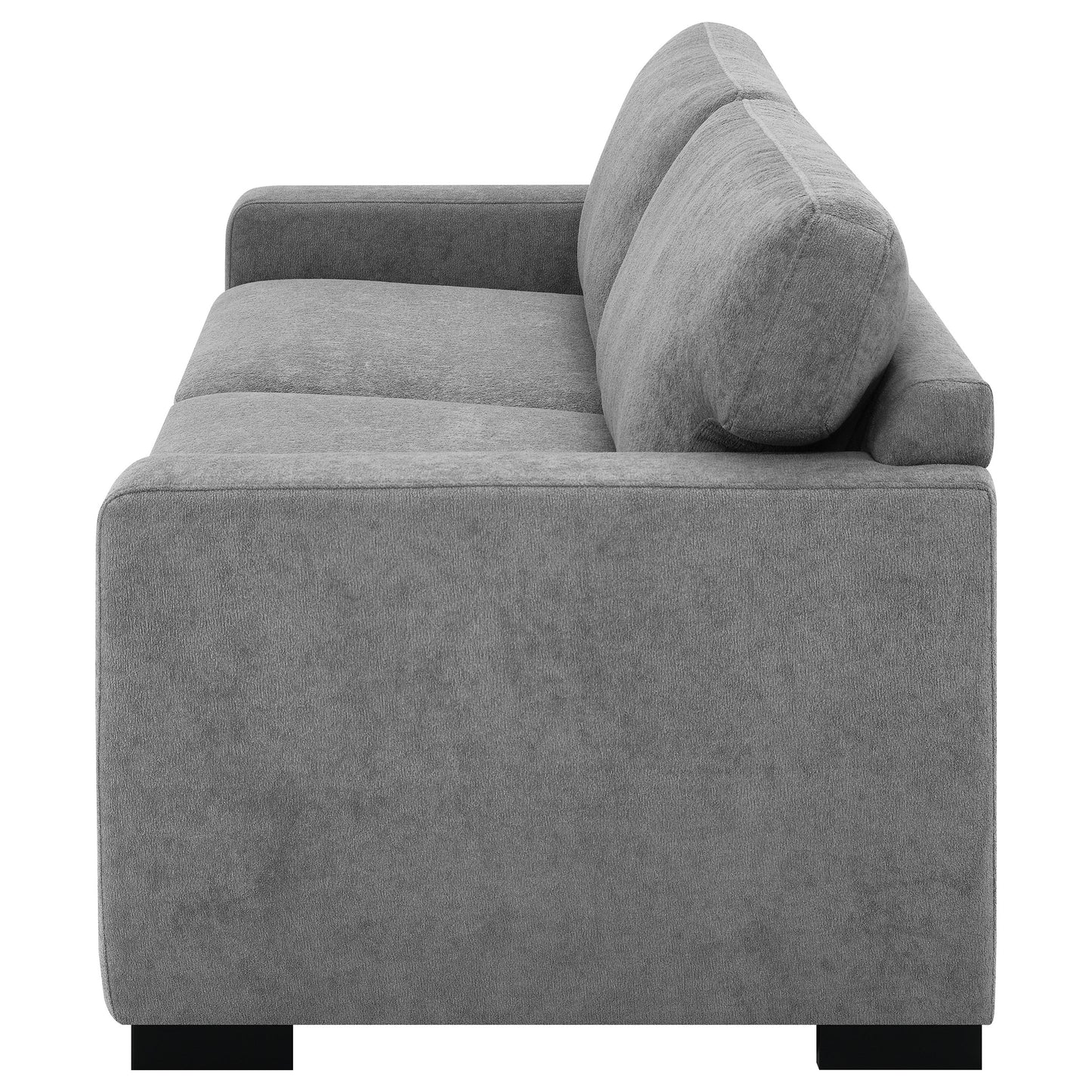 Simpson Upholstered Sofa Sleeper with Queen Mattress Grey