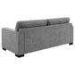 Simpson Upholstered Sofa Sleeper with Queen Mattress Grey