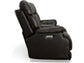 Clive Power Reclining Loveseat with Console and Power Headrests and Lumbar