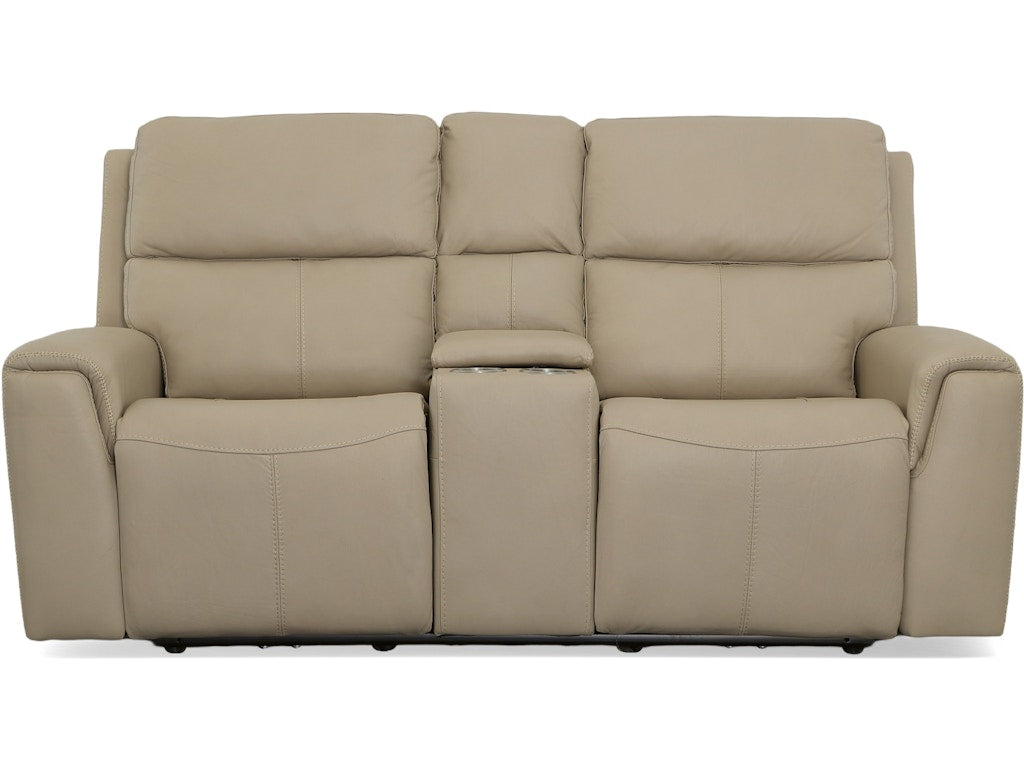 Jarvis Power Reclining Loveseat with Console and Power Headrests