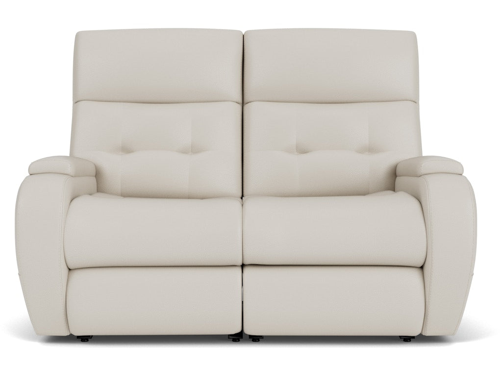 Strait Power Reclining Loveseat with Power Headrests