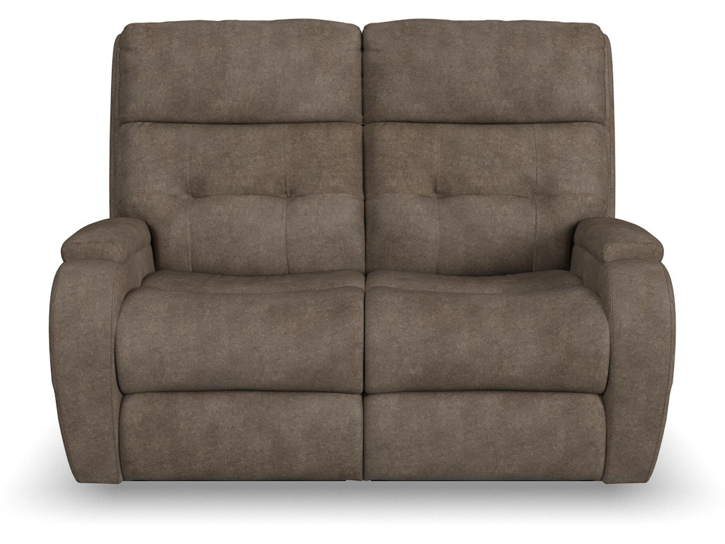 Strait Power Reclining Loveseat with Power Headrests