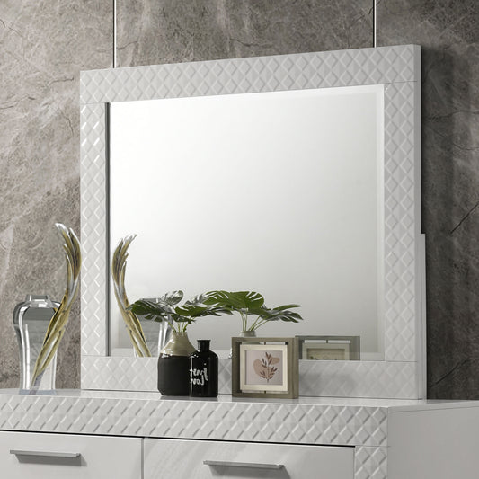 Ives Dresser Mirror White High Gloss