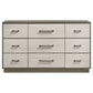 Fenwick 9-drawer Dresser Grey Oak