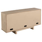 Kailani 4-door Cane Sideboard Buffet Cabinet Beige Oak