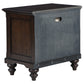 Andover 1-drawer Nightstand Bedside Table Dark Oak