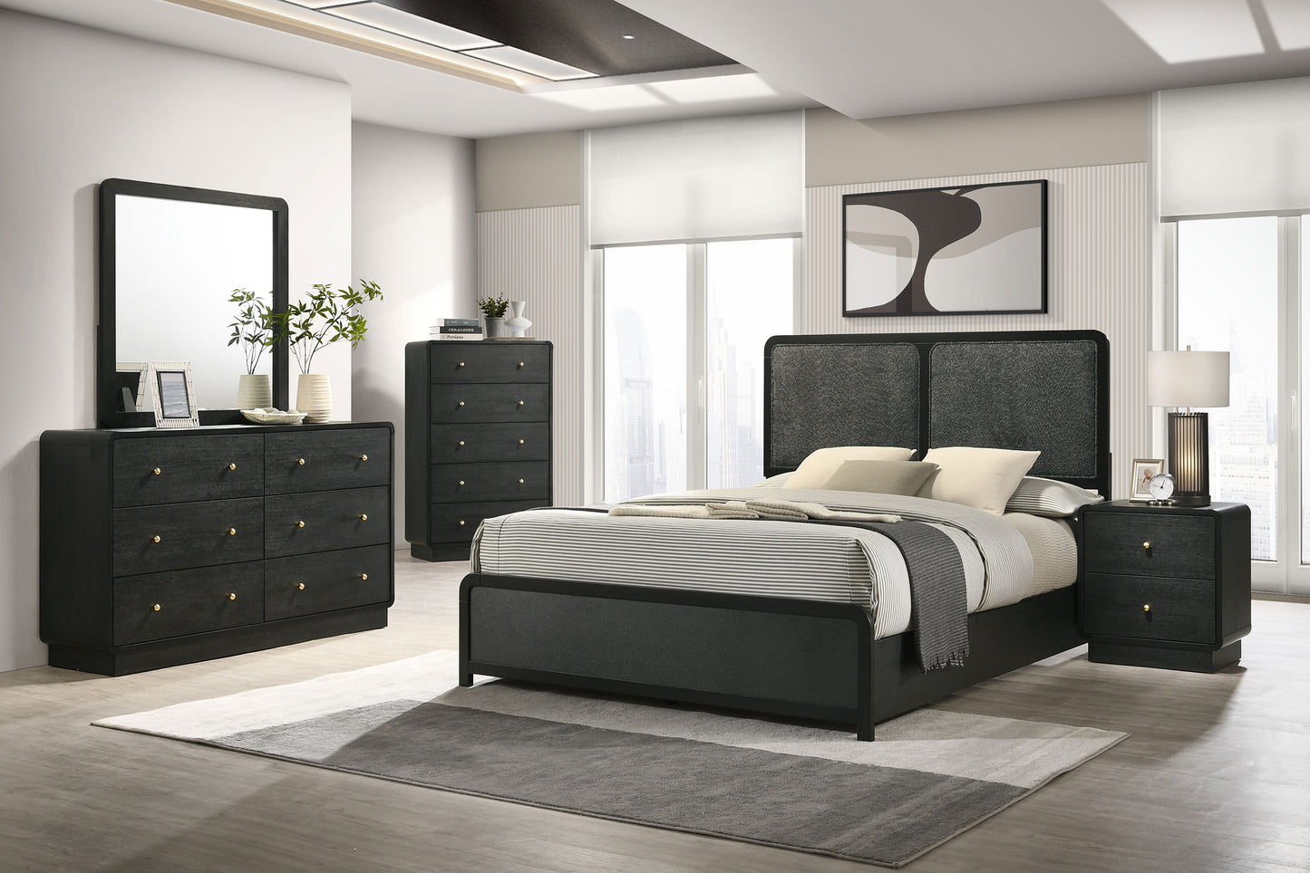 Cavelle Dresser Mirror Black