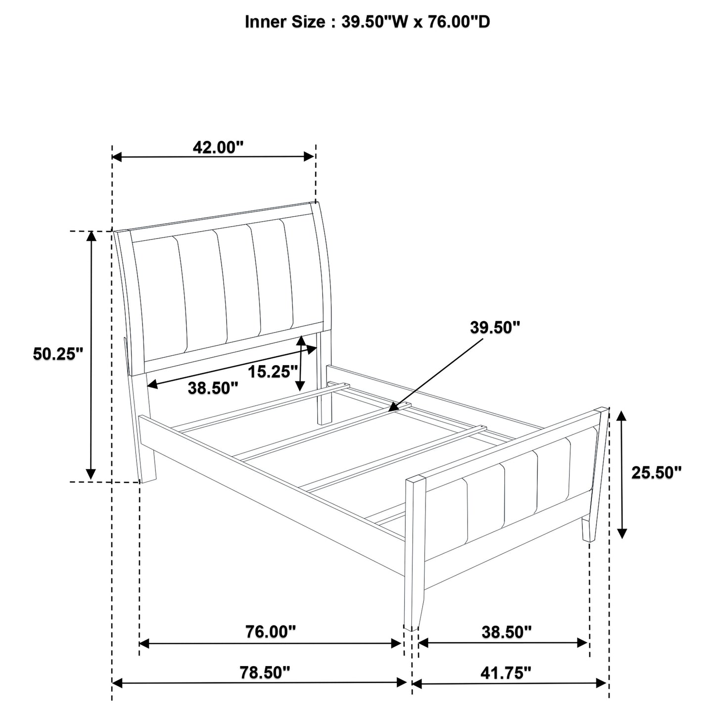 Wilkes 5-piece Twin Bedroom Set Dark Cocoa