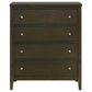 Wilkes 4-drawer Chest of Drawers Dark Cocoa