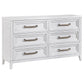 Marielle 4-piece Eastern King Bedroom Set Distressed White