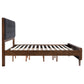 Robyn Wood Eastern King Panel Bed Dark Walnut