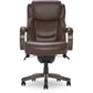 Delano Big & Tall Executive Office Chair, Chestnut Brown with Distressed Wood