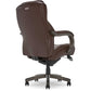 Delano Big & Tall Executive Office Chair, Chestnut Brown with Distressed Wood