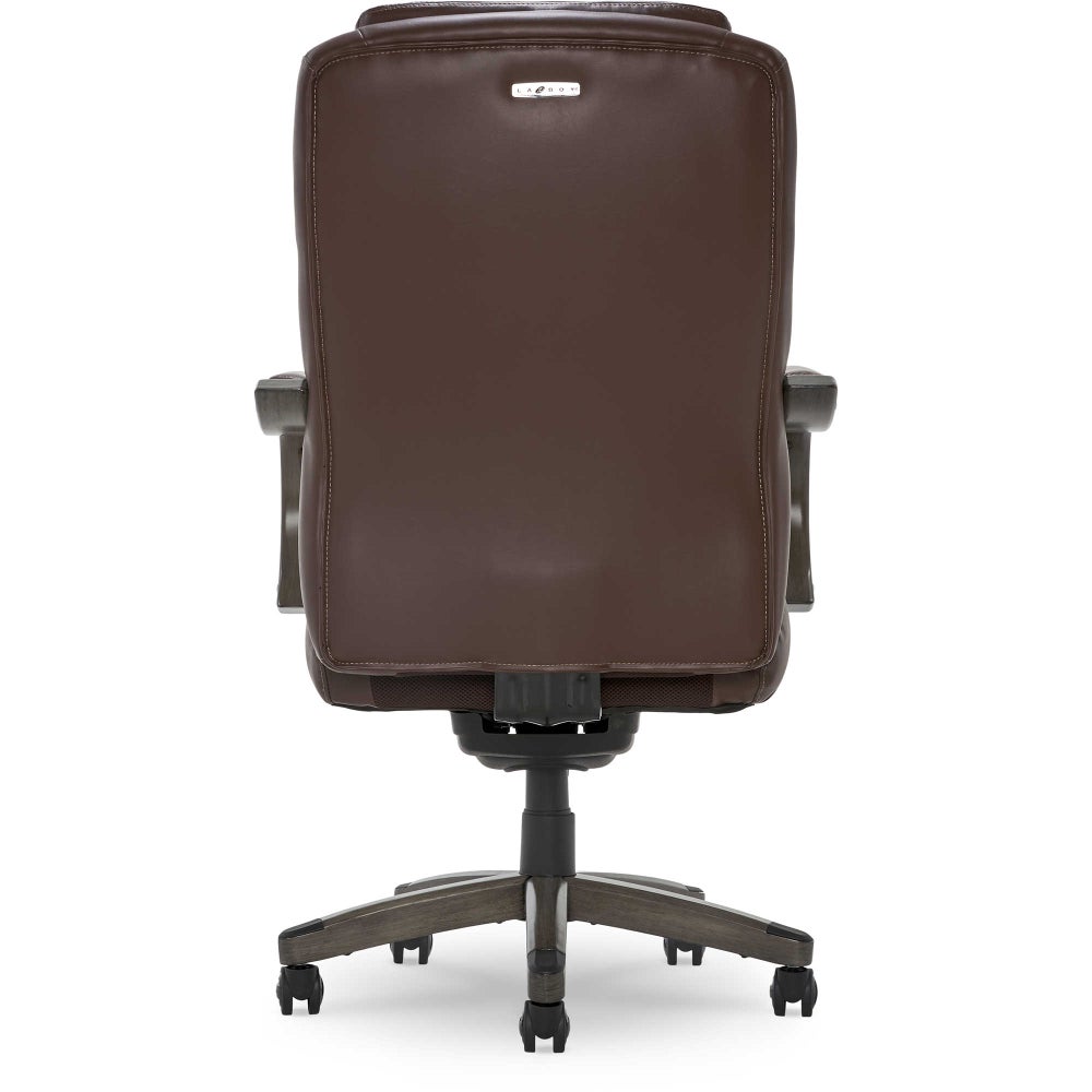 Delano Big & Tall Executive Office Chair, Chestnut Brown with Distressed Wood